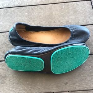 Tieks Ballet Flat California Navy. Sz 9